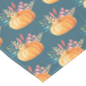 Nappe Motif Citrouille d'aquarelle orange (Angle)