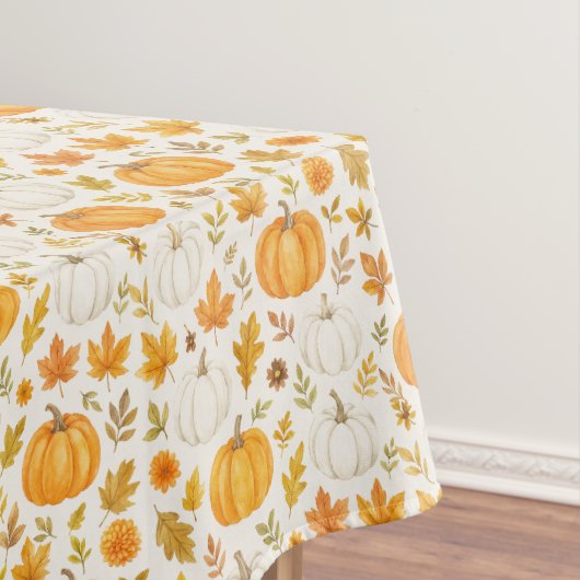 Nappe Motif Citrouille mignon | Thanksgiving (In Situ)