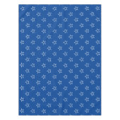 Nappe Motif classique moderne bleu & blanc étoiles (Devant)