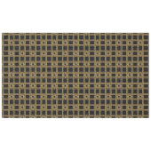 Nappe Motif clé grec en or noir de luxe (Devant (Horizontal))