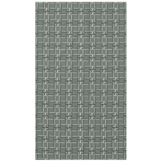 Nappe Motif Clé Grecque Élégant au Romarin et à la Sauge