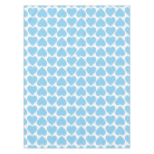 Nappe Motif Cœurs Bleus, Romantique, Amour (Devant)
