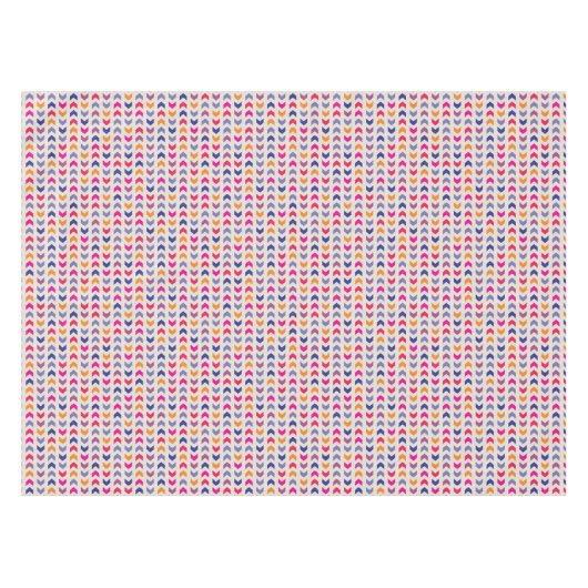 Nappe Motif coloré aztèque de Chevron (Devant (Horizontal))