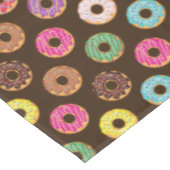 Nappe Motif coloré de beigne au chocolat (Angle)