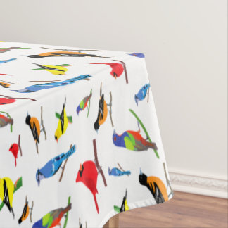 Nappe Motif coloré des oiseaux d'Amérique du Nord