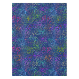 Nappe Motif coloré d'été de feux d'artifice 4 juillet