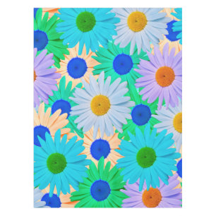 Nappe Motif coloré Fleurs marguerites