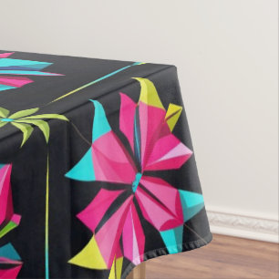 Nappe Motif coloré géométrique étoile simple rétro moder