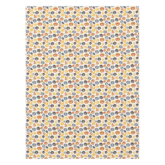 Nappe Motif coloré Jack-O'-Lantern (Devant)