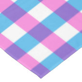 Nappe Motif Coloré Rétro à Carreaux (Angle)