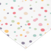 Nappe Motif Confetti coloré mignon (Angle)