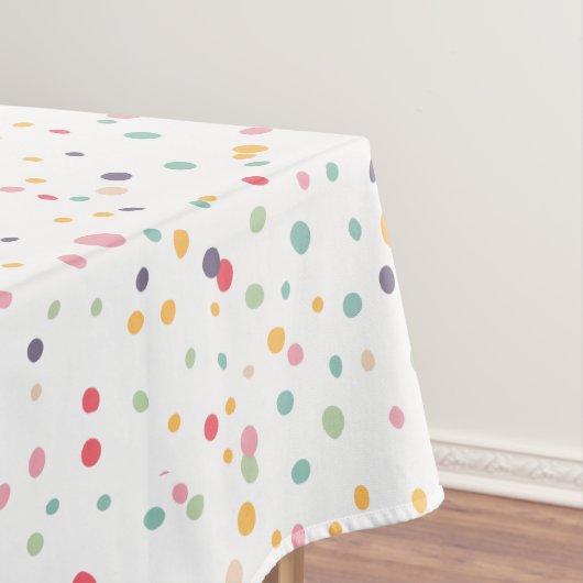 Nappe Motif Confetti coloré mignon (In Situ)