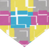 Nappe Motif cool violet bleu jaune gris (Angle)