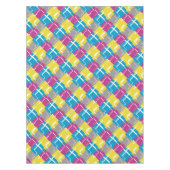 Nappe Motif cool violet bleu jaune gris (Devant)