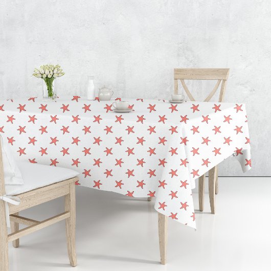Nappe Motif Coral Starfish
