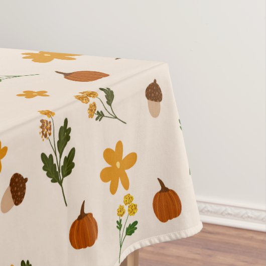 Nappe Motif Cottagecore Automne (In Situ)