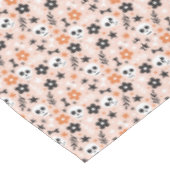 Nappe Motif crâne de fleurs (Angle)