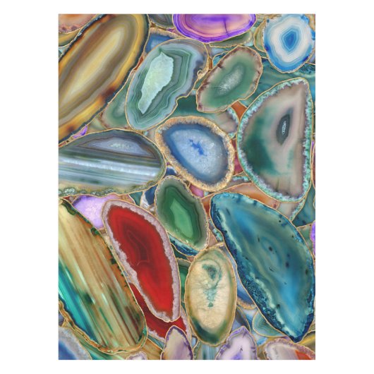 Nappe Motif cristal Geodes - Multicolor (Devant)