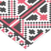 Nappe Motif croix rouge et noir original (Angle)