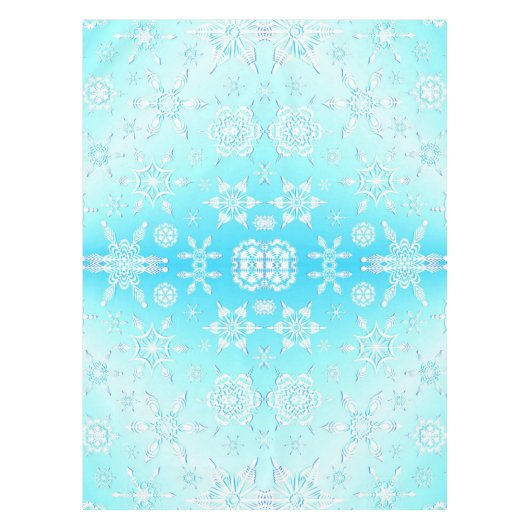 Nappe Motif Crystal Snowflakes (Devant)