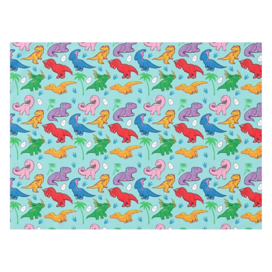 Nappe Motif Cute Dinosaur (Devant (Horizontal))