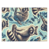 Nappe Motif Cute Racoon (Devant (Horizontal))