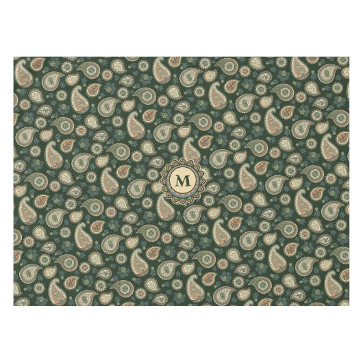 Nappe Motif Cypress Paisley (Devant (Horizontal))