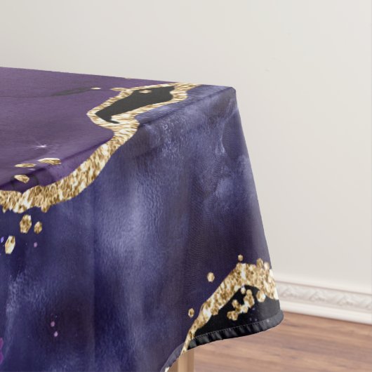 Nappe Motif d'agate de Parties scintillant violet, rose  (In Situ)