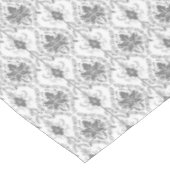 Nappe Motif Damask blanc et gris (Angle)