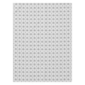 Nappe Motif Damask blanc et gris (Devant)