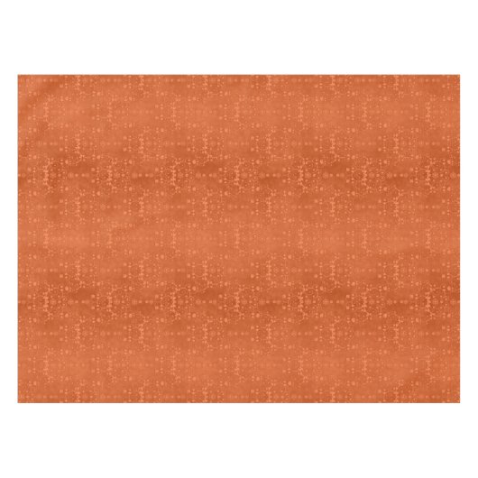 Nappe Motif damassé élégant orange profond (Devant (Horizontal))