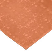 Nappe Motif damassé élégant orange profond (Angle)