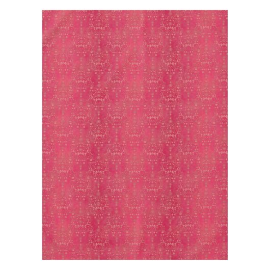 Nappe Motif damassé élégant rose profond (Devant)