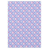 Nappe motif damassé floral bleu (Devant)