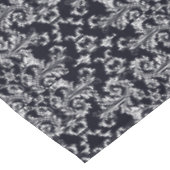 Nappe Motif damassé noir et blanc (Angle)
