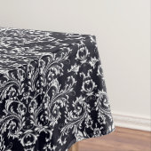 Nappe Motif damassé noir et blanc (In Situ)