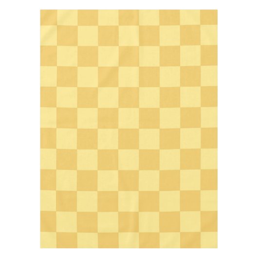 Nappe Motif damier jaune (Devant)