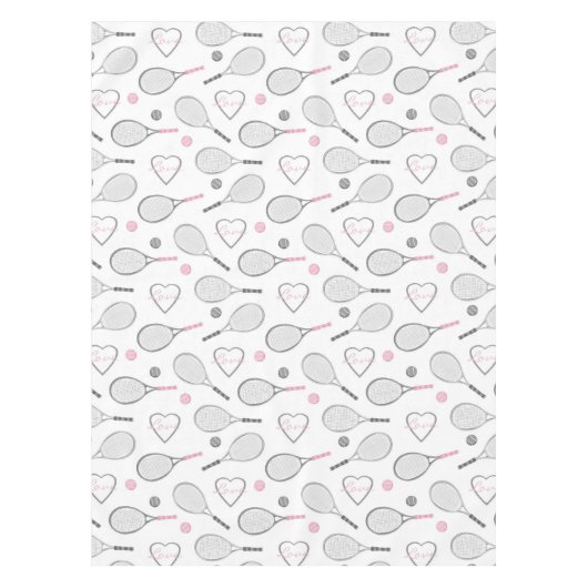 Nappe Motif d'amour de tennis (Devant)