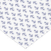 Nappe Motif d'ancre d'alliage bleu et blanc (Angle)