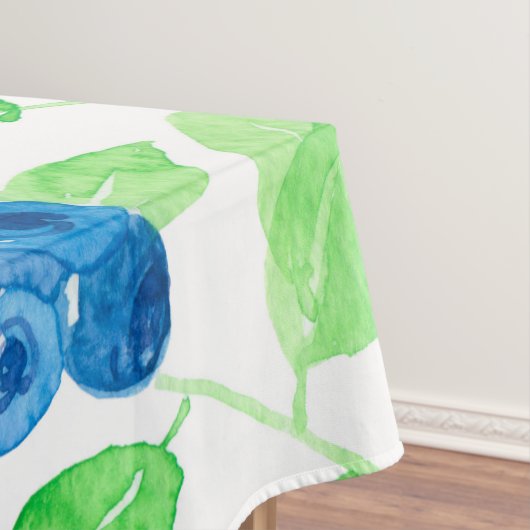 Nappe Motif d'aquarelle Bluberries (In Situ)