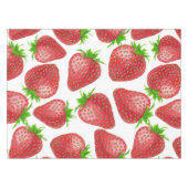 Nappe Motif d'aquarelle de fraises (Devant (Horizontal))
