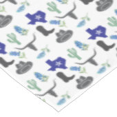 Nappe Motif d'aquarelle Fleur sauvage Bluebonnet Texas (Angle)