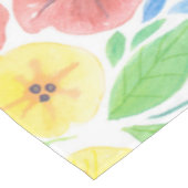 Nappe Motif d'aquarelle florale (Angle)