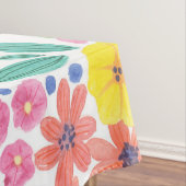 Nappe Motif d'aquarelle florale (In Situ)