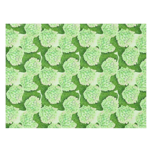 Nappe Motif d'aquarelle Hydrangea (Devant (Horizontal))