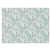 Nappe Motif d'aquarelle nautique de Noël (Devant (Horizontal))