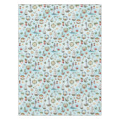 Nappe Motif d'aquarelle nautique de Noël (Devant)