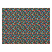 Nappe Motif d'ara et de ketmie (Devant (Horizontal))