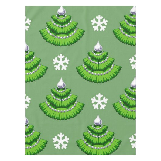 Nappe motif d'arbre de Noël (Devant)
