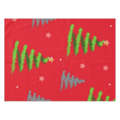 Nappe motif d'arbre de Noël (Devant (Horizontal))
